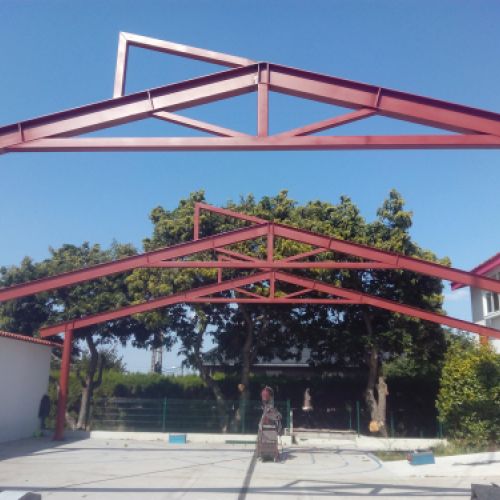 Montaje de estructura metálica industria